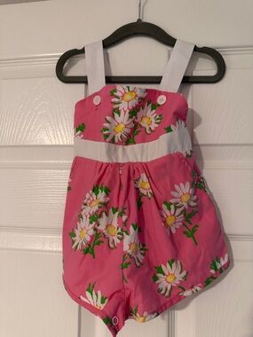 The Beaufort Bonnet Company Pink Floral Playsuit